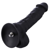 HiSmith 8.7 Inch Silicone Flexible Dildo (Black) – Flexible Silicone Dildo Sex Machine Attachments